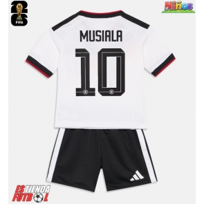 Alemania Jamal Musiala #10 Primera Equipación Niños Mundial 2026 Manga Corta (+ Pantalones cortos)